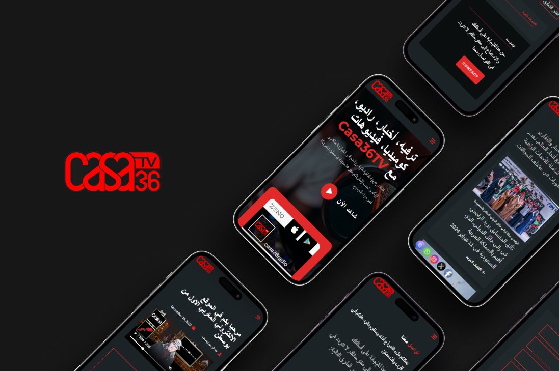 casa36tv website screenshot mobile version